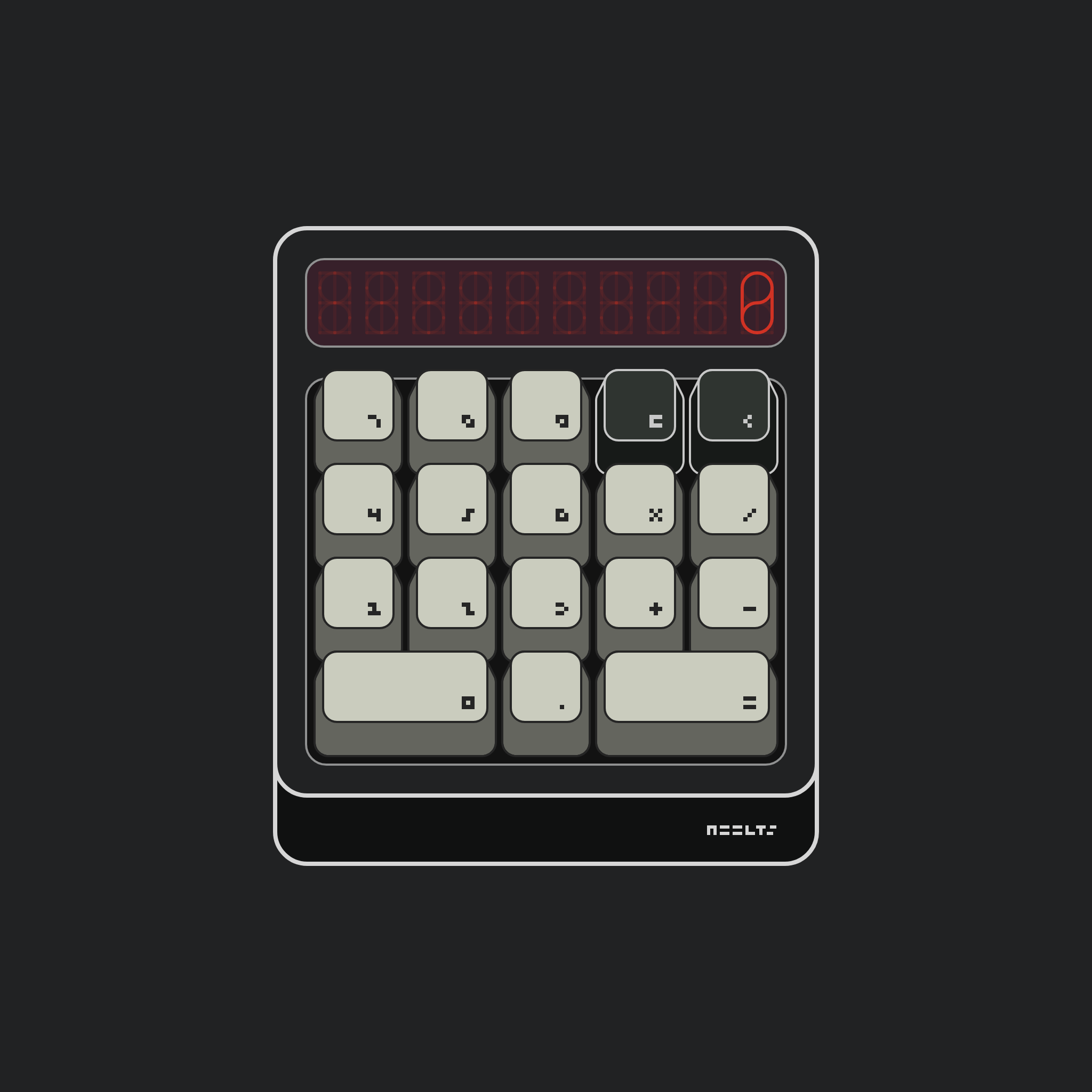 Tiny Devices #A: Calculator #12 static NFT preview