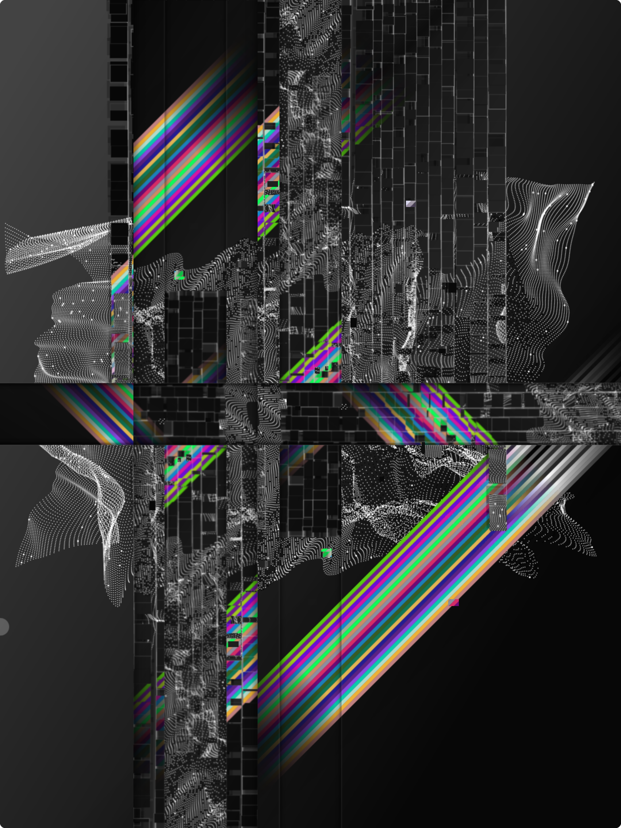 Fronteras en abstracto #195 static token preview