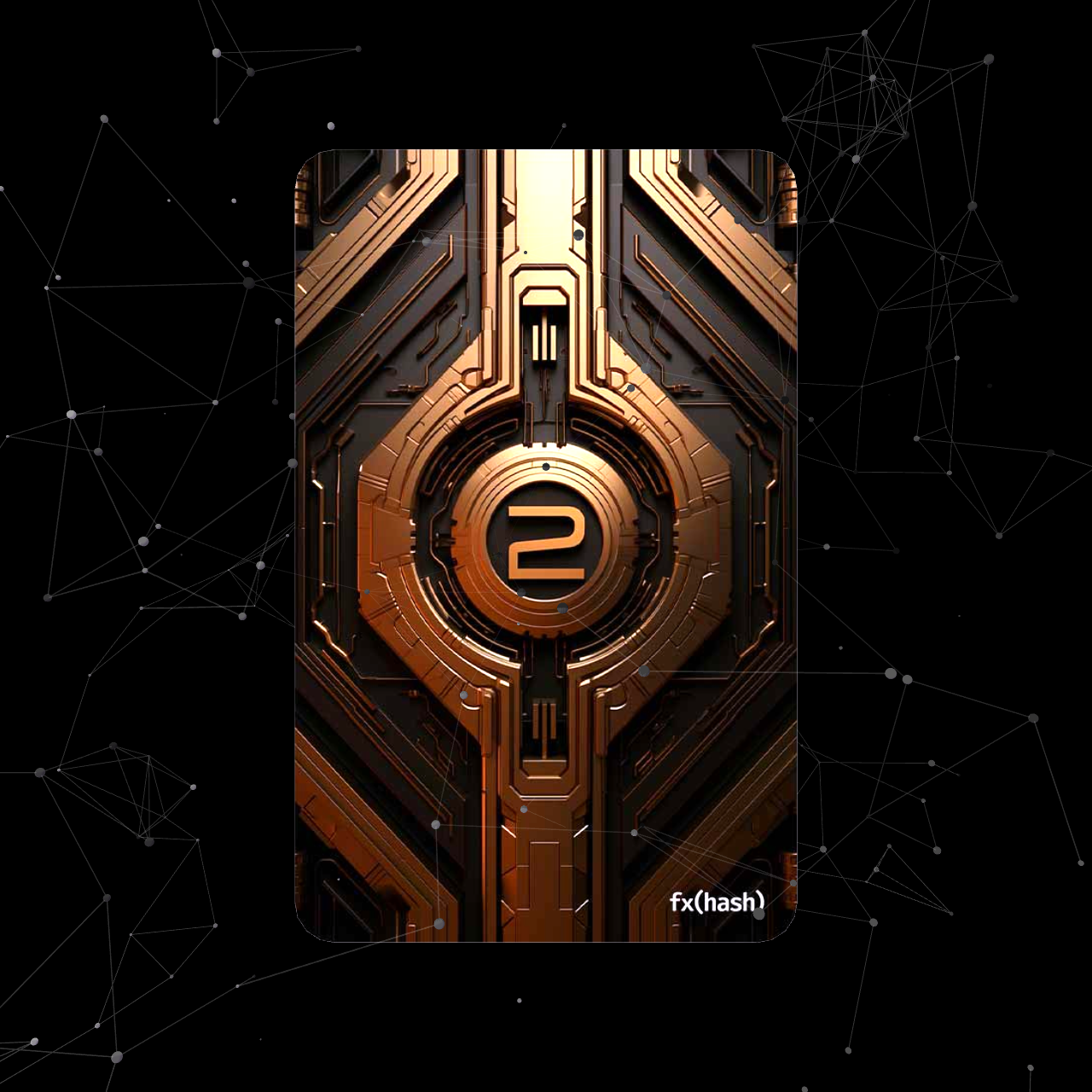 FXHash 2.0 Card #383 static token preview