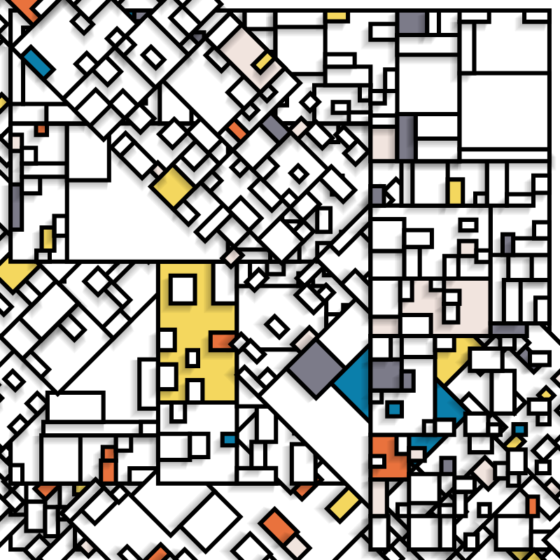 NEOPLASTICISM #81 static NFT preview