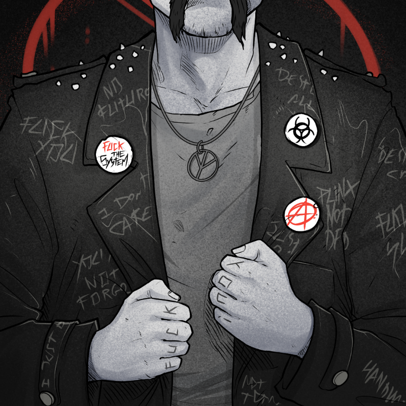 PUNX NOT DEAD #163 static token preview