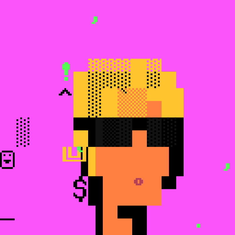 Gen DOS Punk #50 static token preview