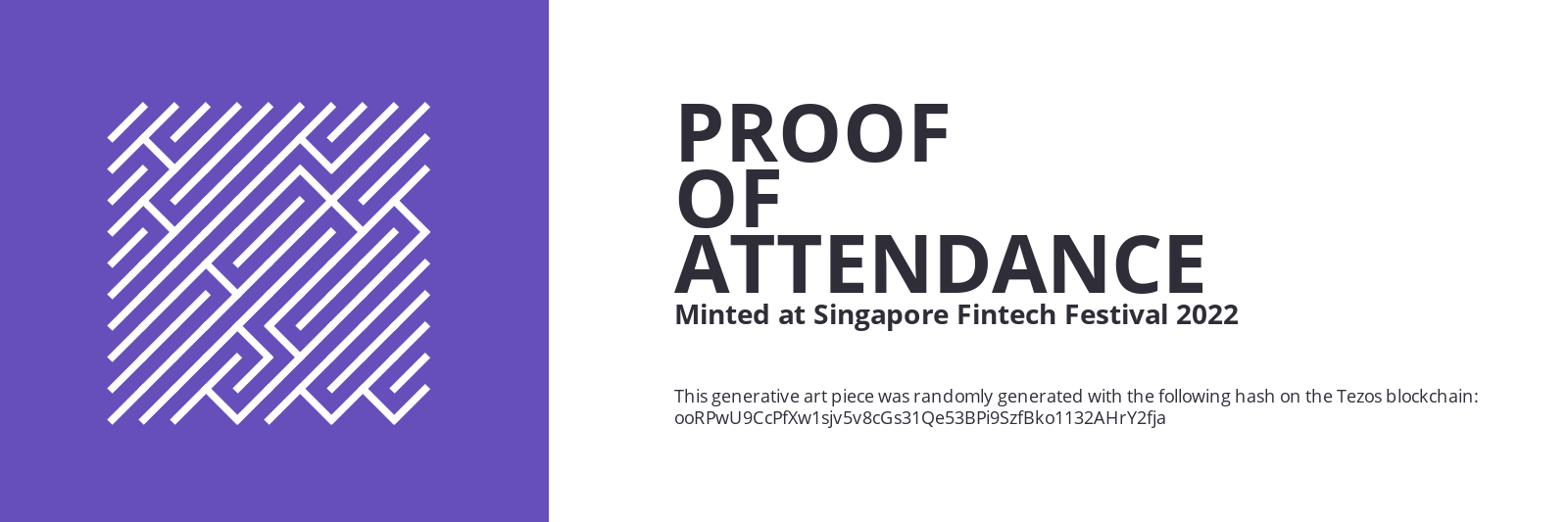 SFF2022 Proof of Attendance Token #853 static token preview