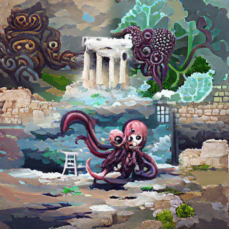 Octopus's Gardens and Ruins #66 static token preview