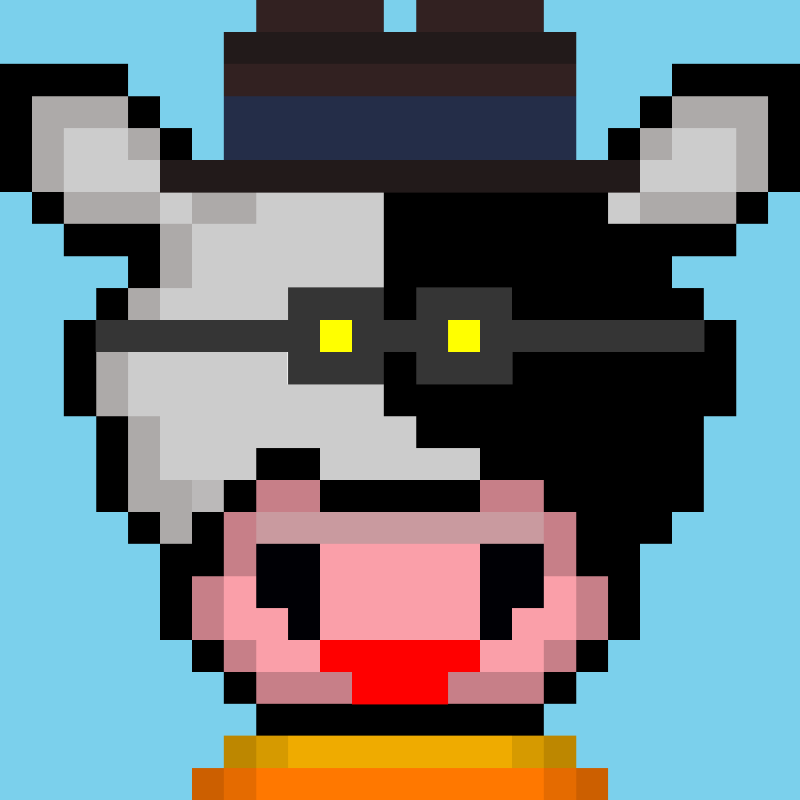 Morixels Cows #53 static NFT preview
