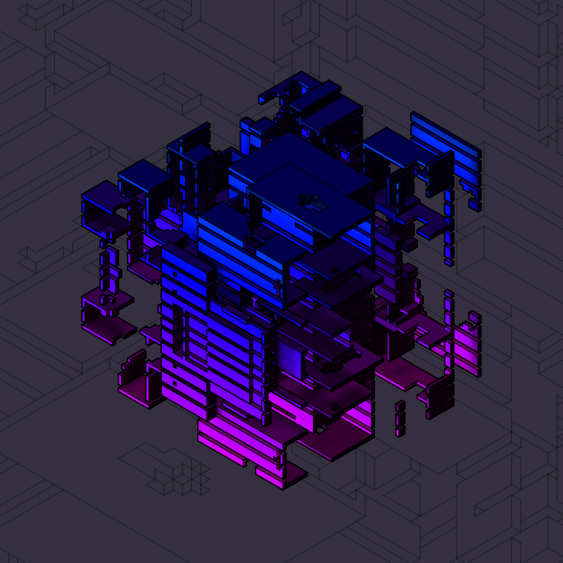 Isofrag generator series I #506 static NFT preview