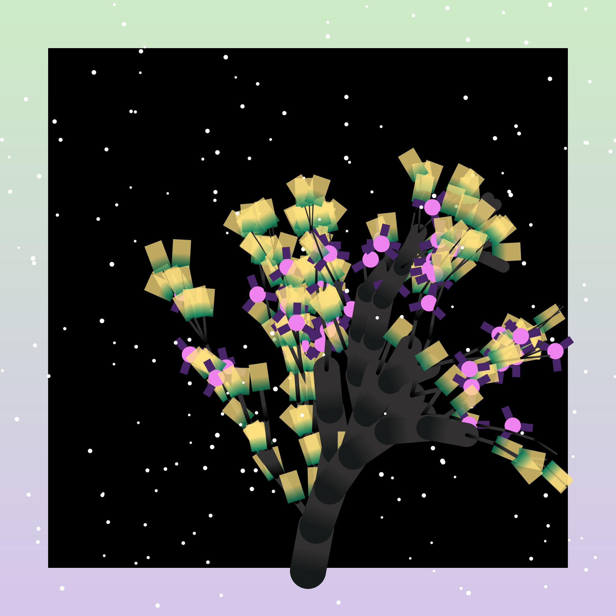 Some generative winter trees #54 static token preview