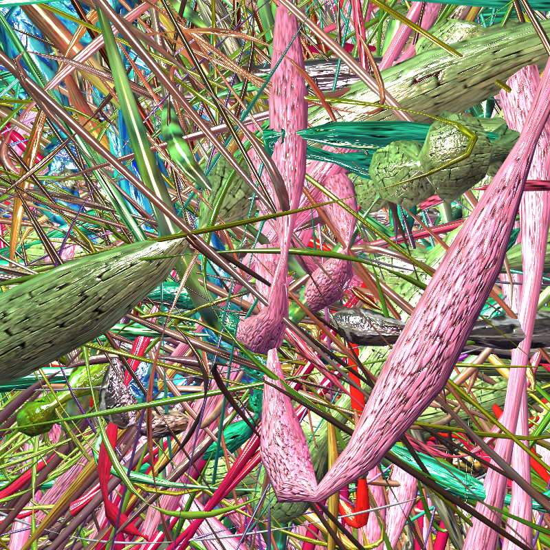 Prismatic Thickets #76 static NFT preview