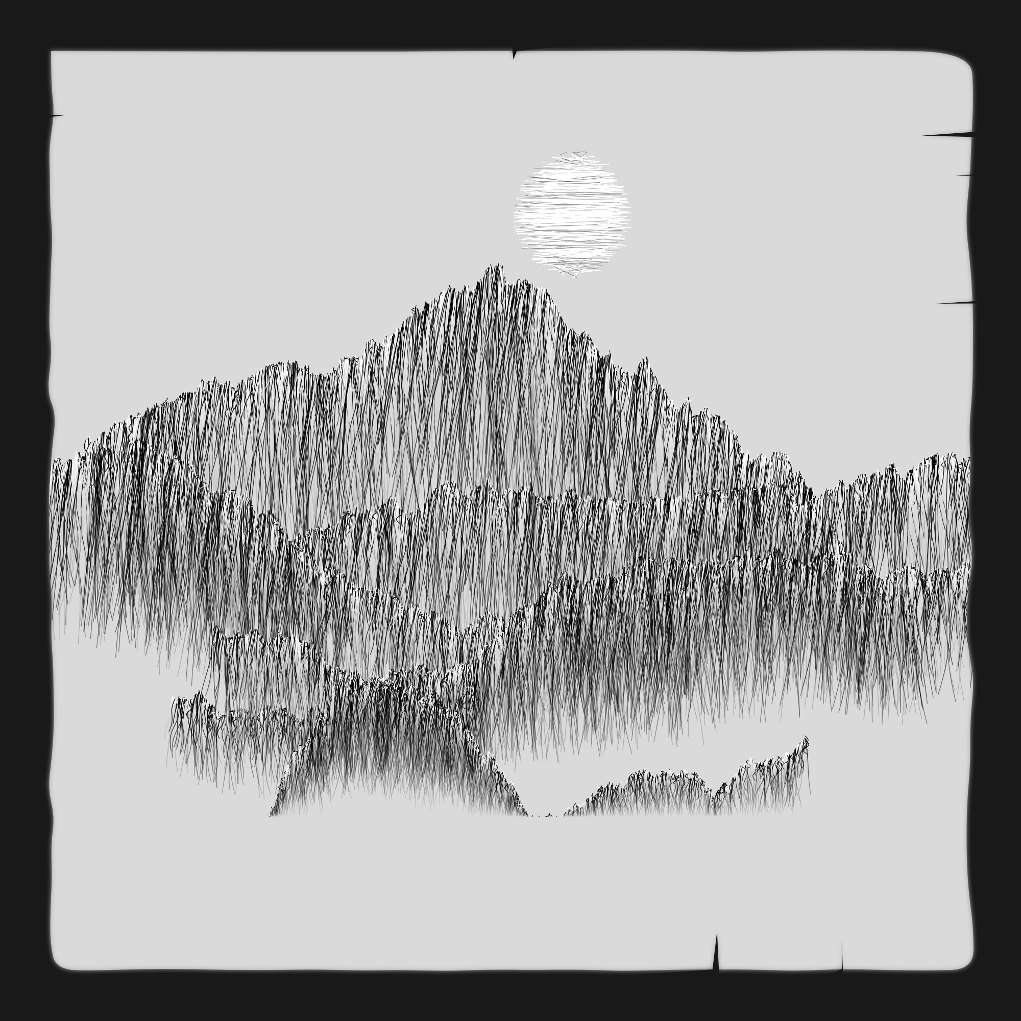 Misty Mountains #58 static NFT preview