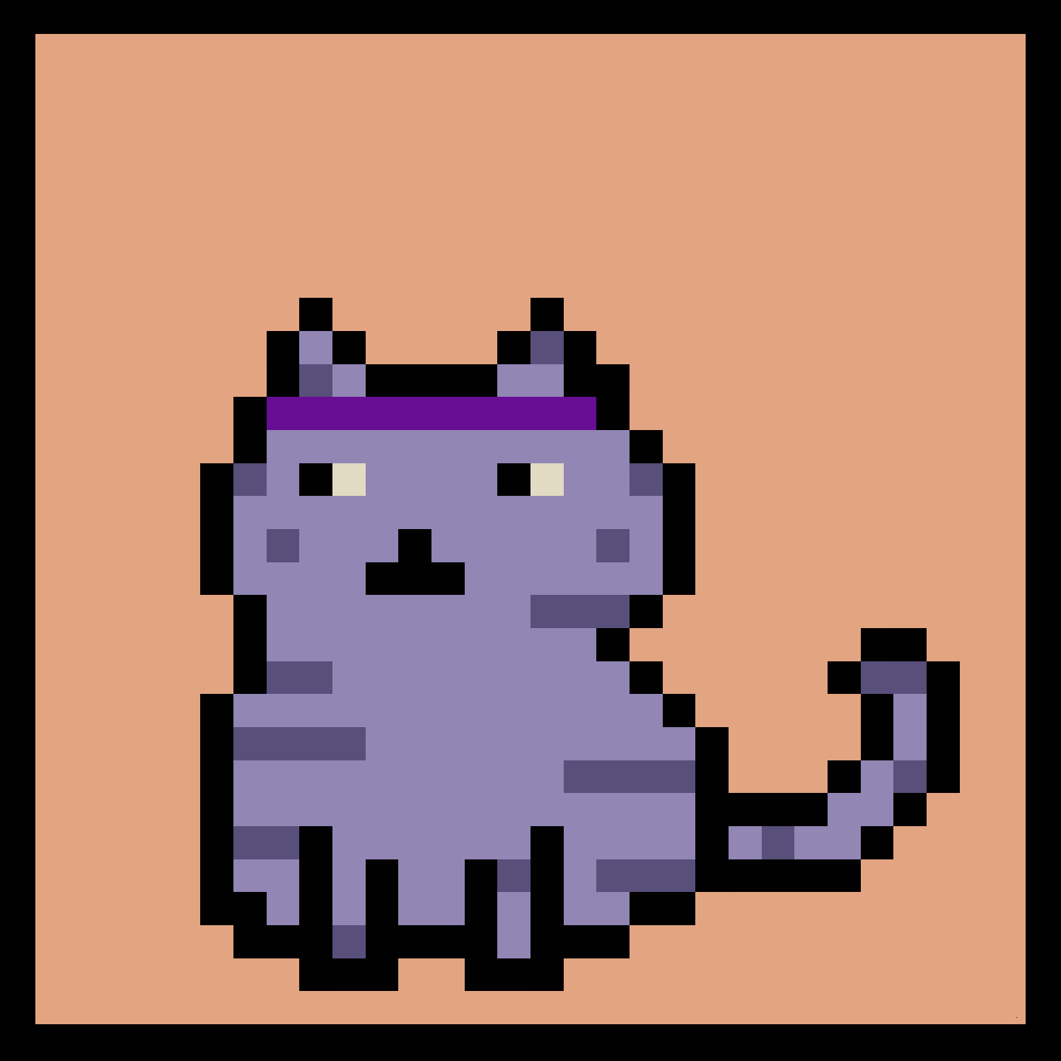 Lazy Kitties #1976 static token preview