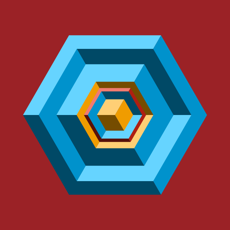Hexagones - Art for Bots #37 static token preview