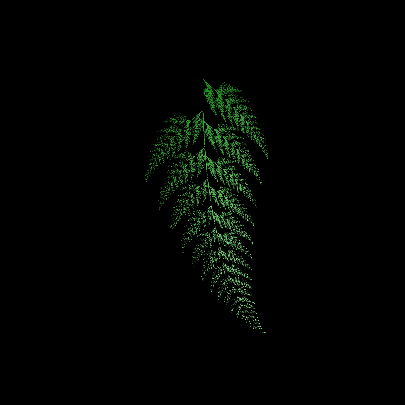 Fractal Leaves #31 static token preview