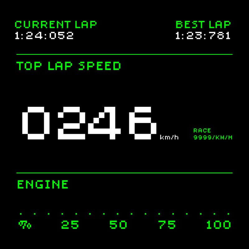 F-1RacingTez #93 static token preview