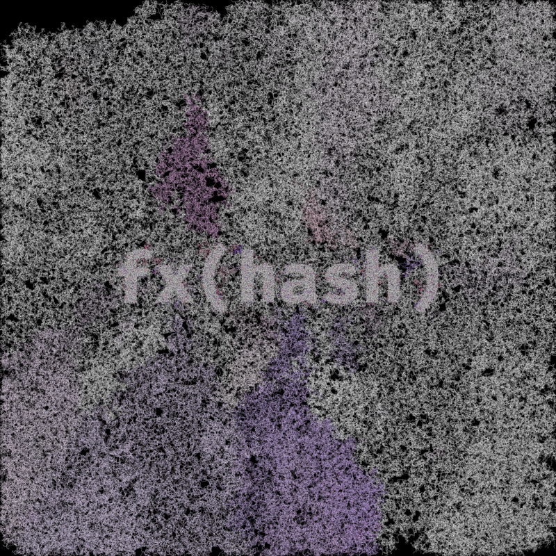 FXHASH Generative Logo #42 static token preview
