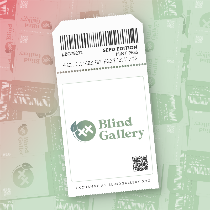 Blind Gallery Mint Pass (Seed Edition) #492 static NFT preview