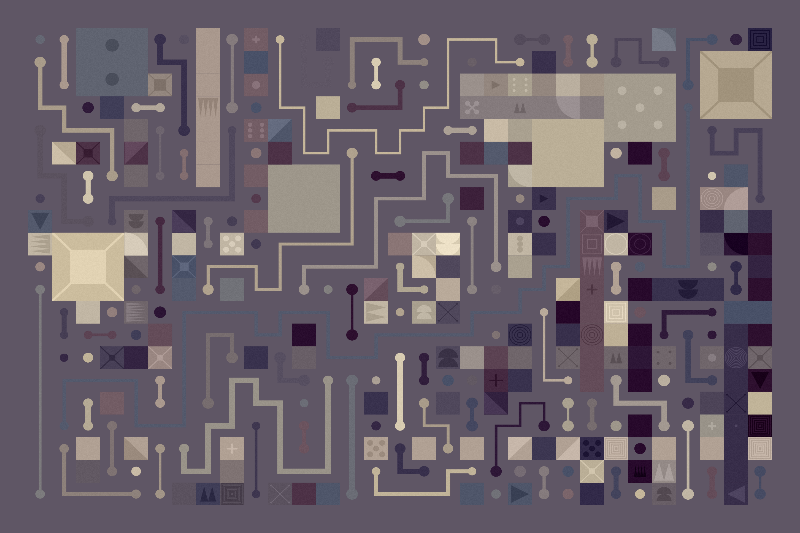 Scattered Pathways #70 static NFT preview