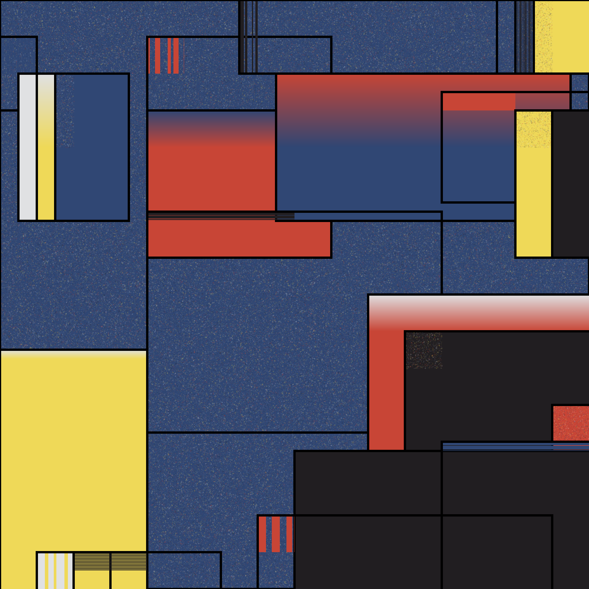 Agricultural Landscapes - Mondrian Edition #20 static NFT preview