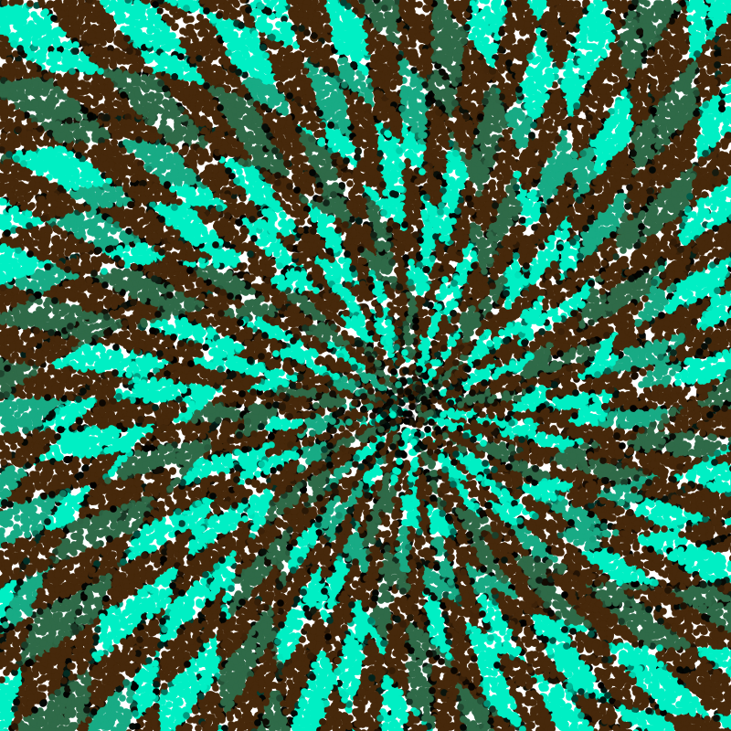 Mosaic or stained glass drops #124 static token preview