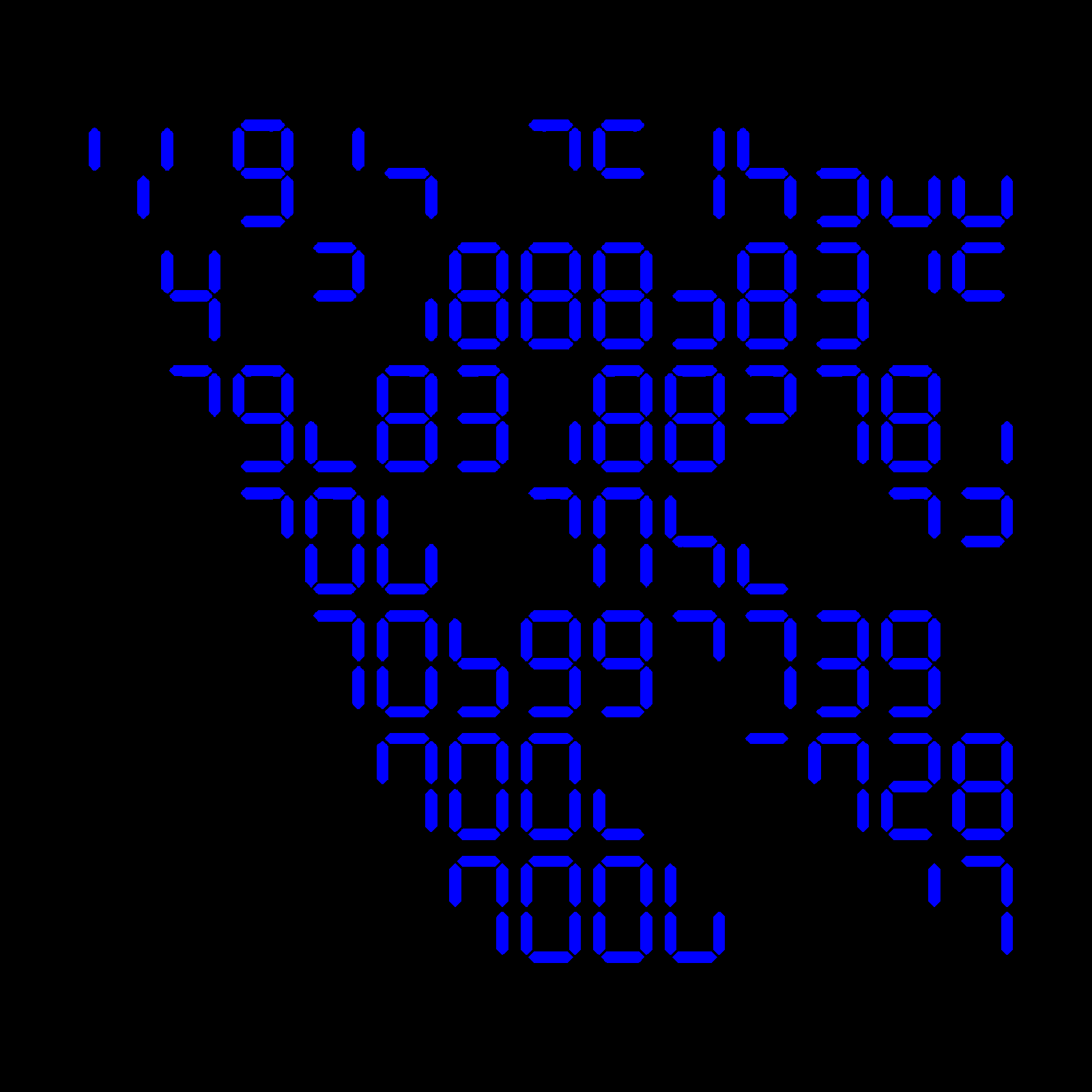 Digits #1060 static NFT preview