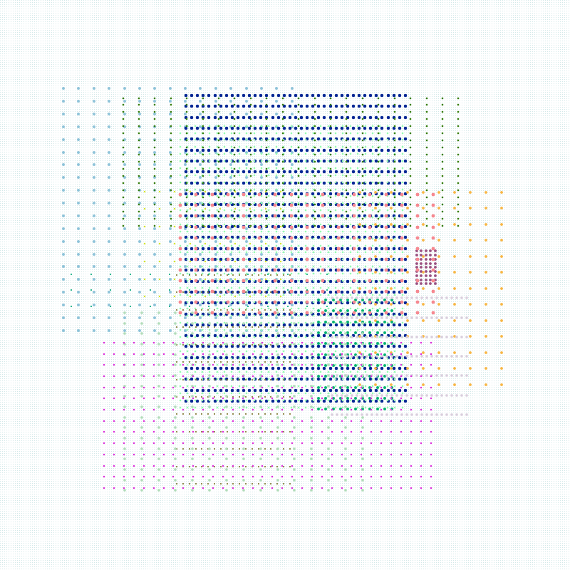 pointillist patchwork #36 static NFT preview