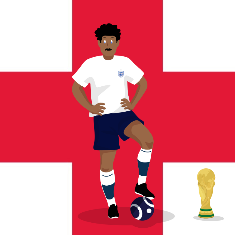 World Cup - ENGLAND #6 static token preview