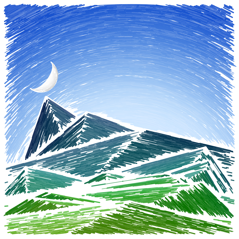 Mount Doodle #508 static token preview
