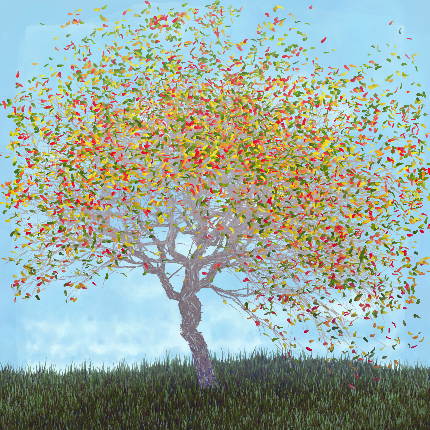 Ornamental Tree #112 static NFT preview