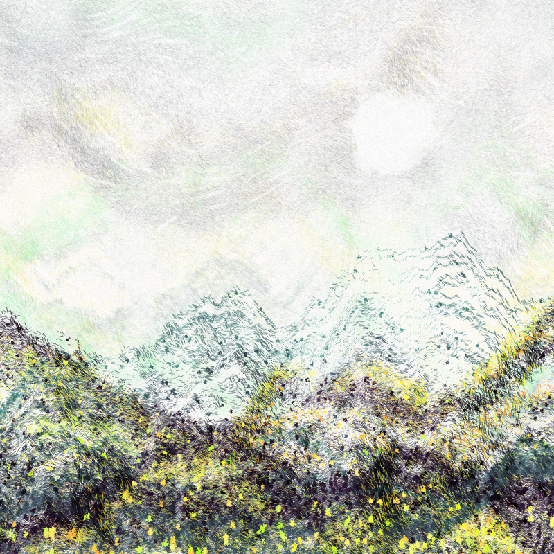 Cold Mountain #208 static NFT preview