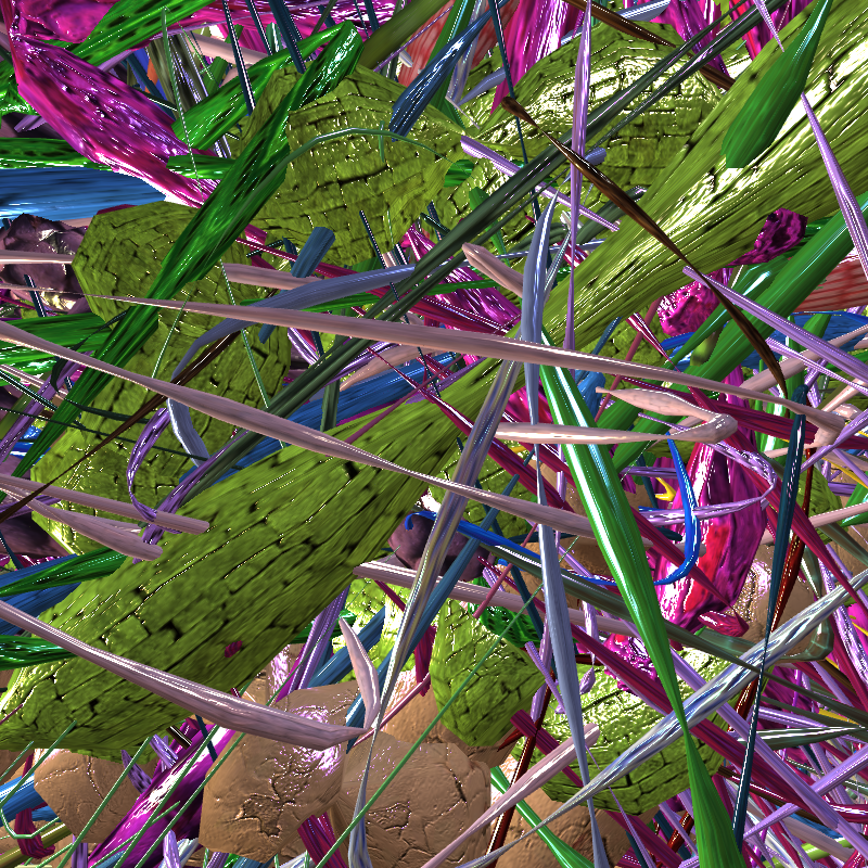 Prismatic Thickets #143 static NFT preview