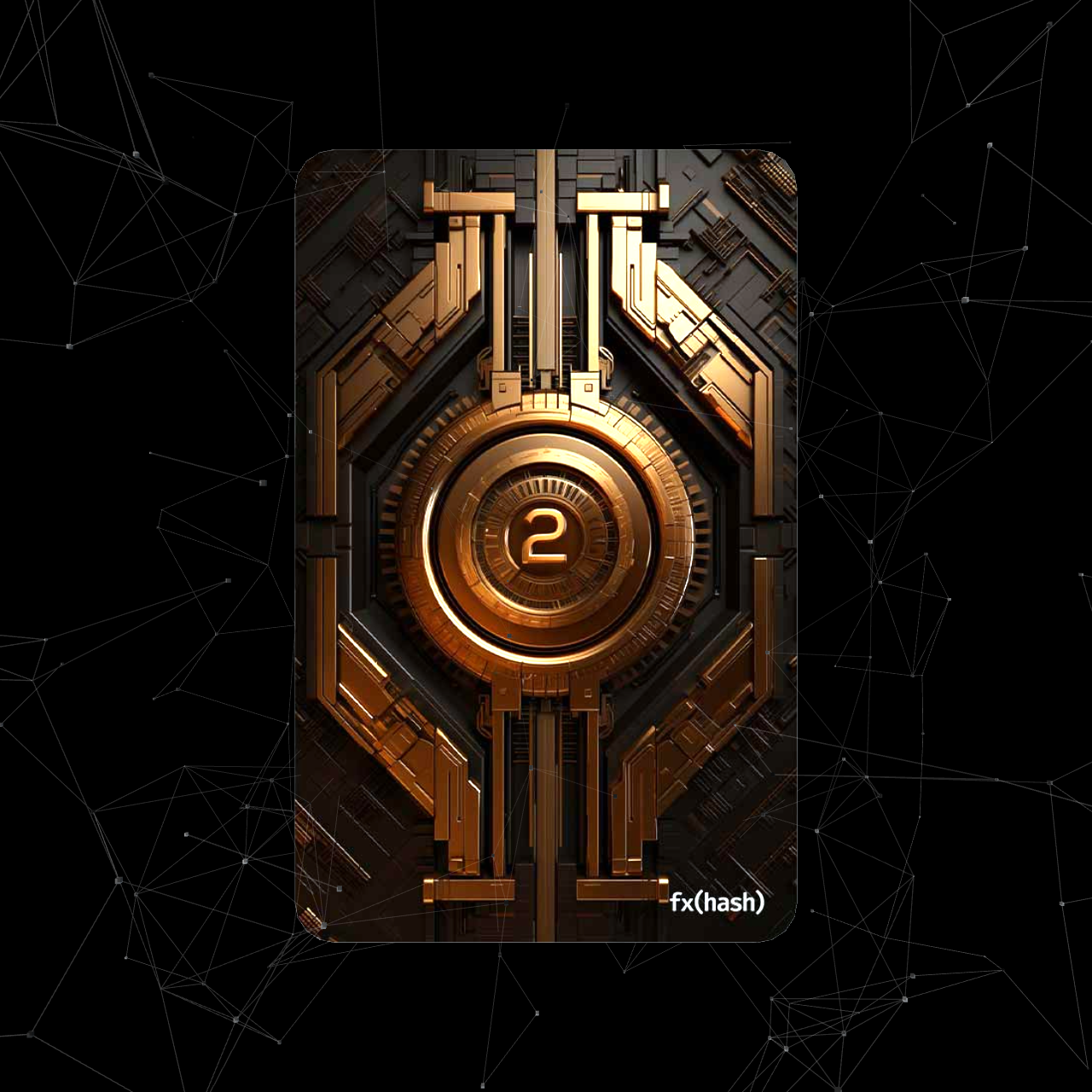 FXHash 2.0 Card #146 static token preview