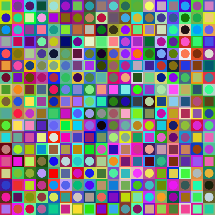 Square Dot Composition #311 static token preview
