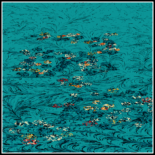 Polluted water lilies #44 static NFT preview