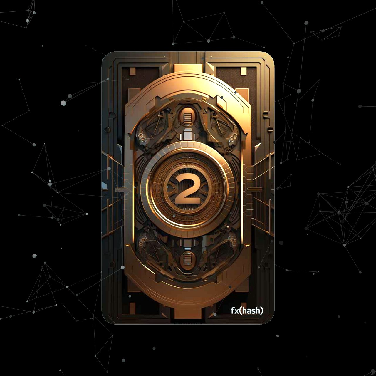FXHash 2.0 Card #420 static NFT preview