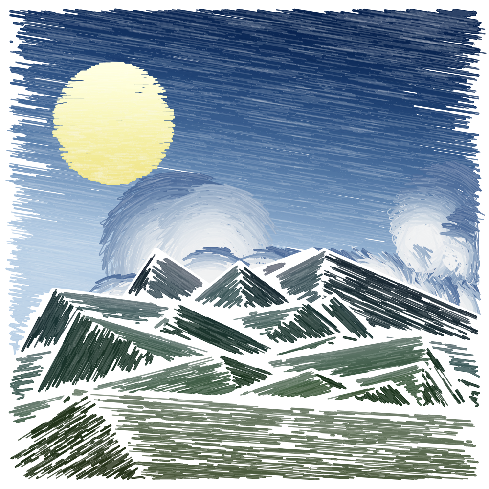 Mount Doodle #34 static token preview