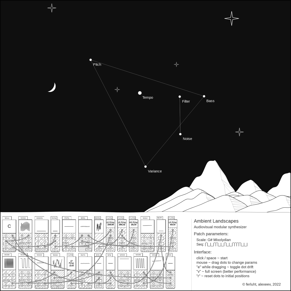 Ambient Landscapes synthesizer #61 static token preview