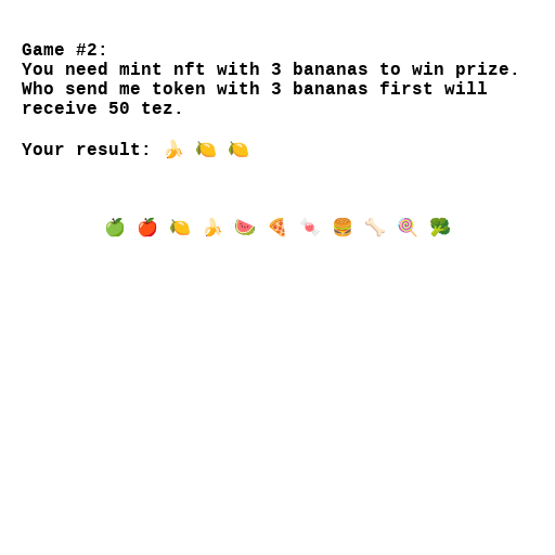Game #2 #126 static token preview