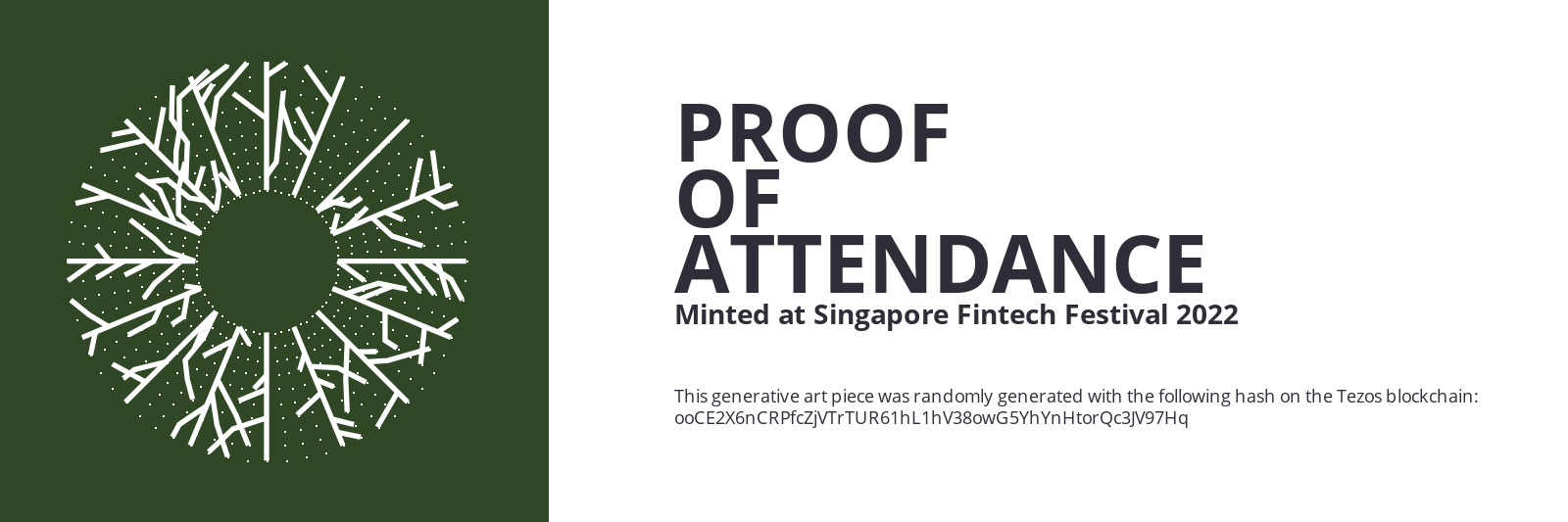 SFF2022 Proof of Attendance Token #791 static token preview