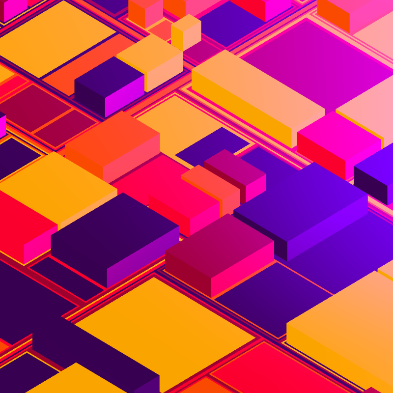 Geometric city #98 static token preview