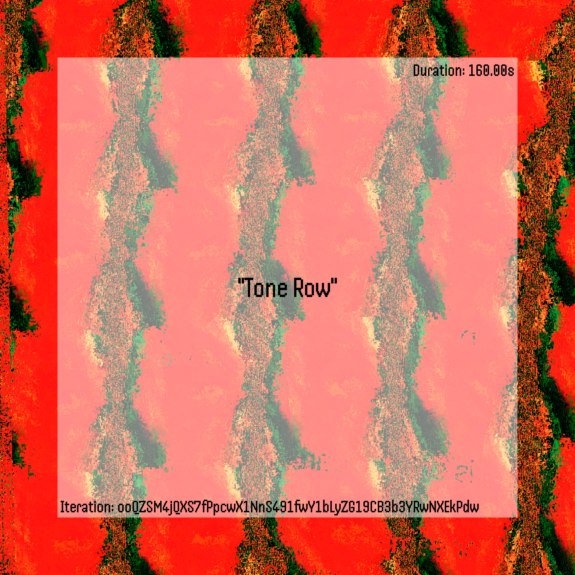 Tone Row #97 static NFT preview