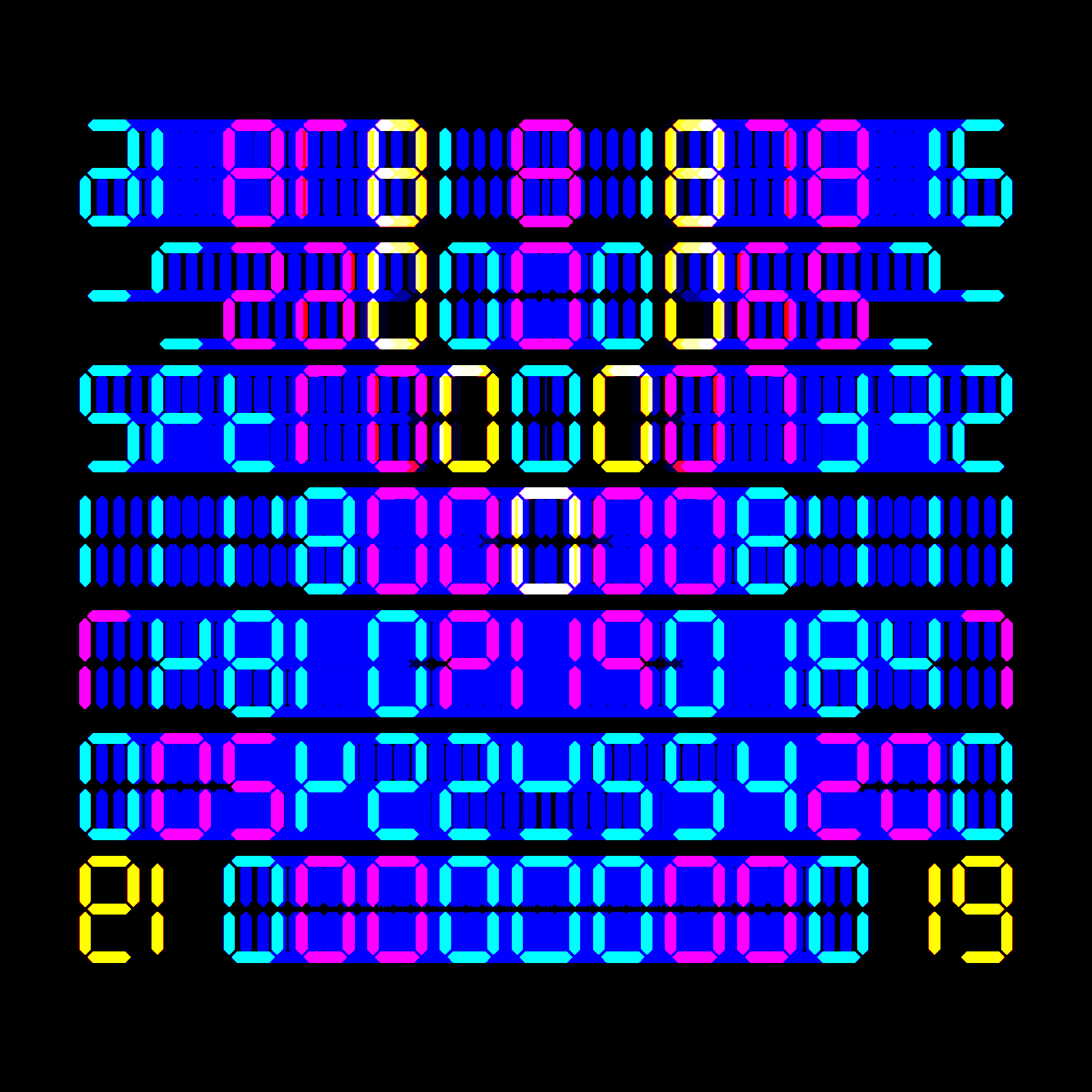 Digits #1040 static NFT preview
