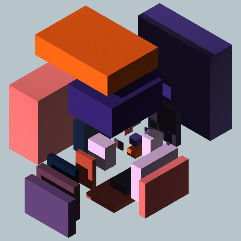 Self-assembly #63 static NFT preview