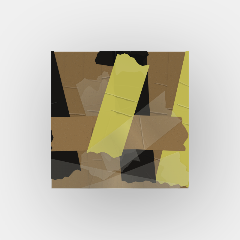 Tape abstract painting 001 #4 static token preview