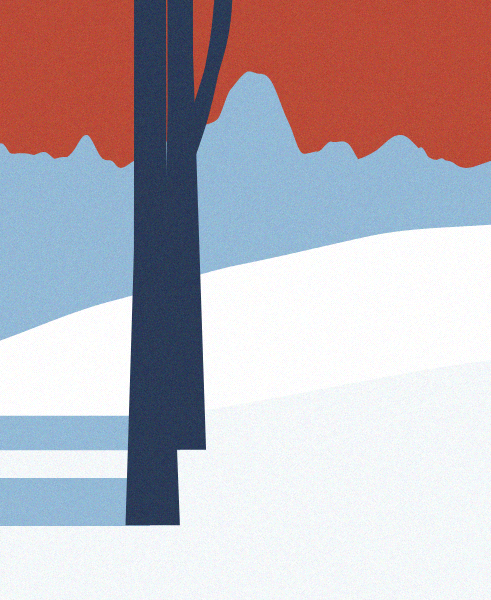 Minimal Snow Landscape #87 static token preview