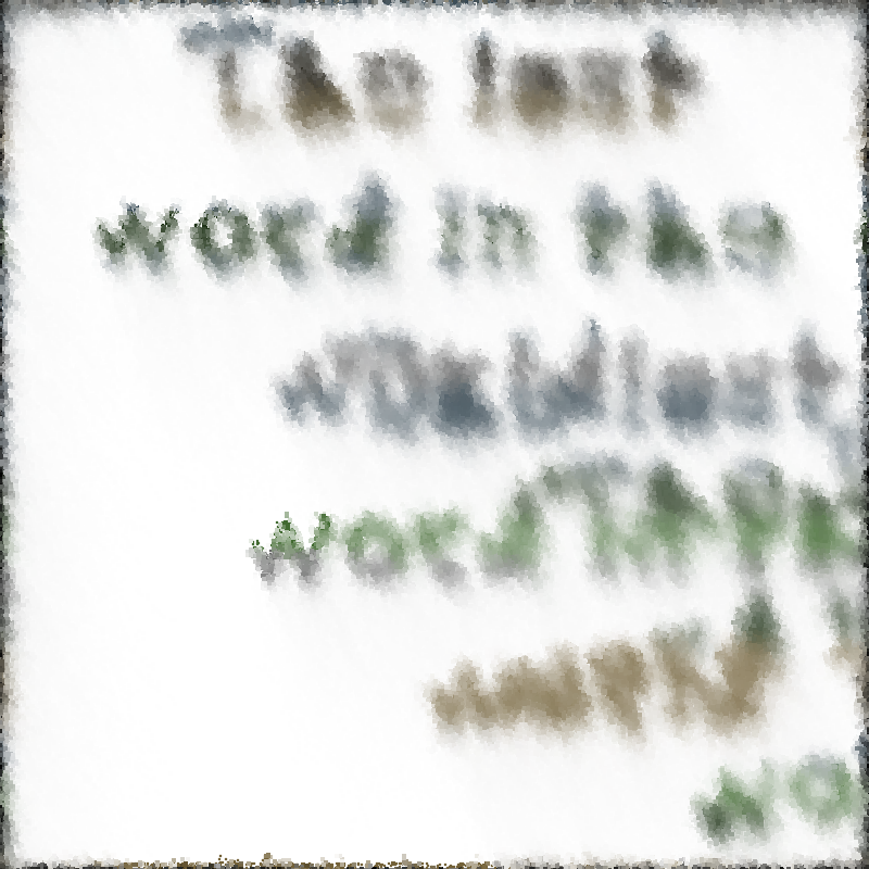THE WORD AFTER US: An AI poetry unreading #415 static token preview