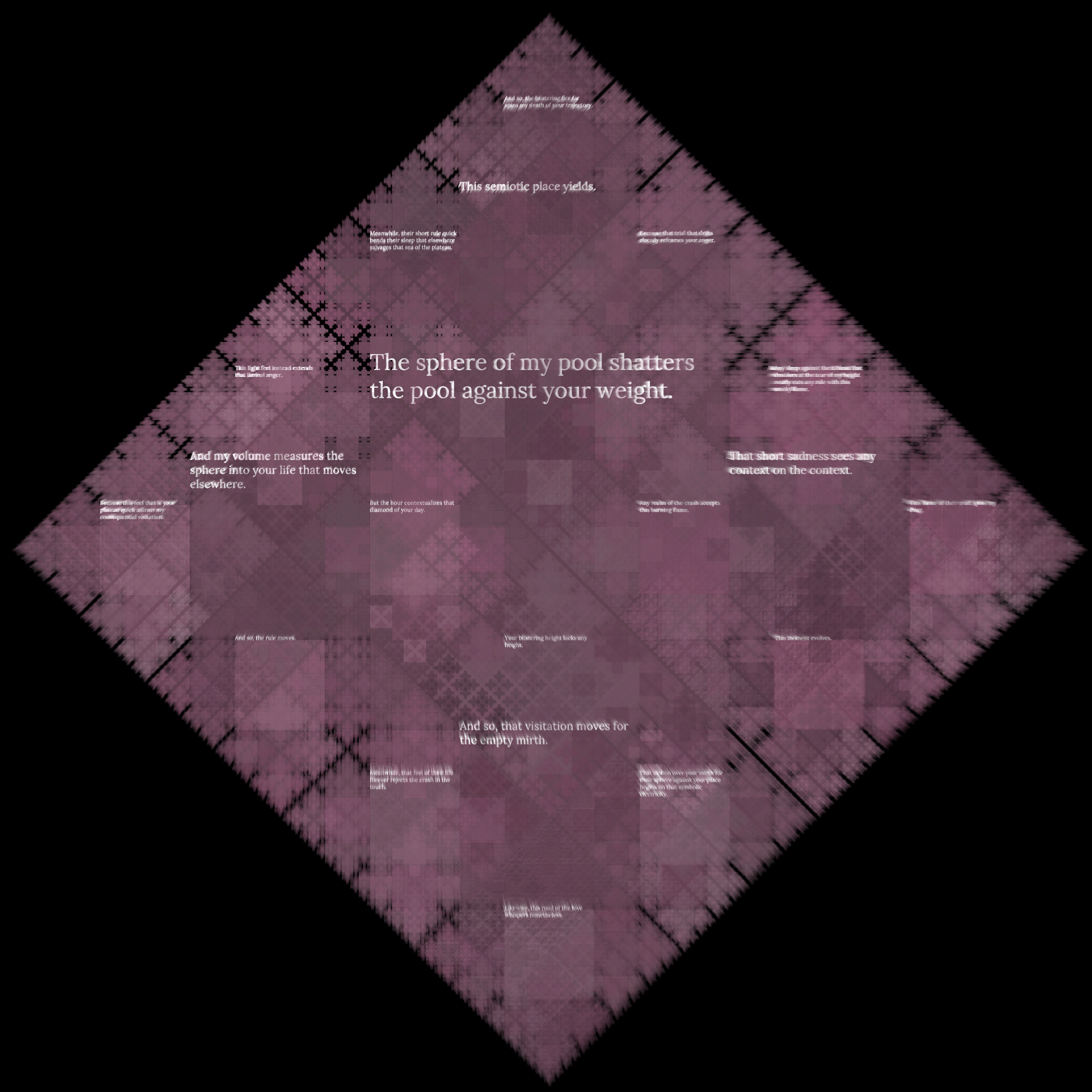 Diamond Fractal Fire #117 static NFT preview