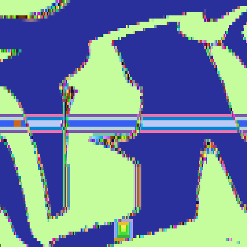 Pixel Flood #888 static NFT preview