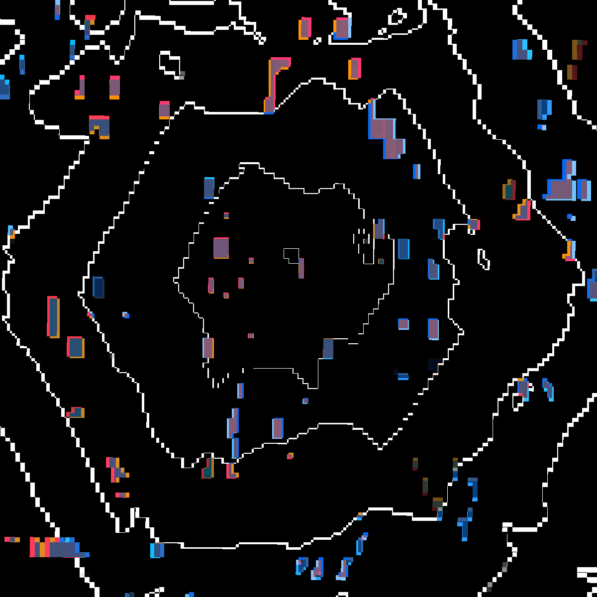 Pixel Topography #36 static NFT preview
