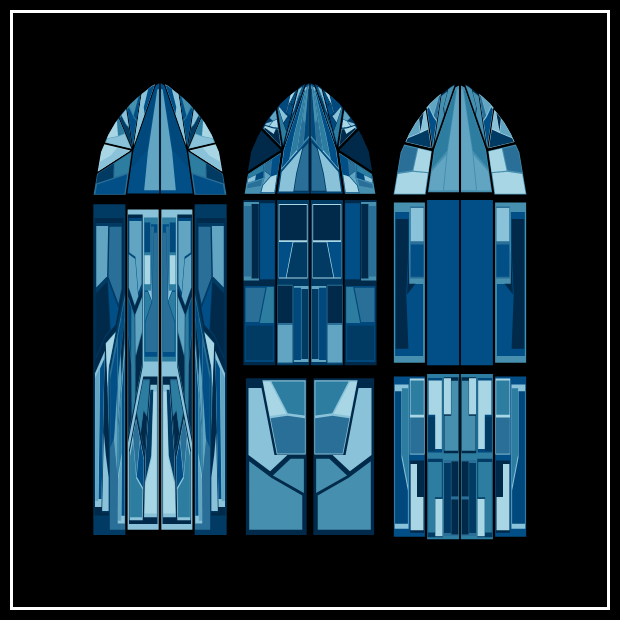Stained glass #119 static NFT preview