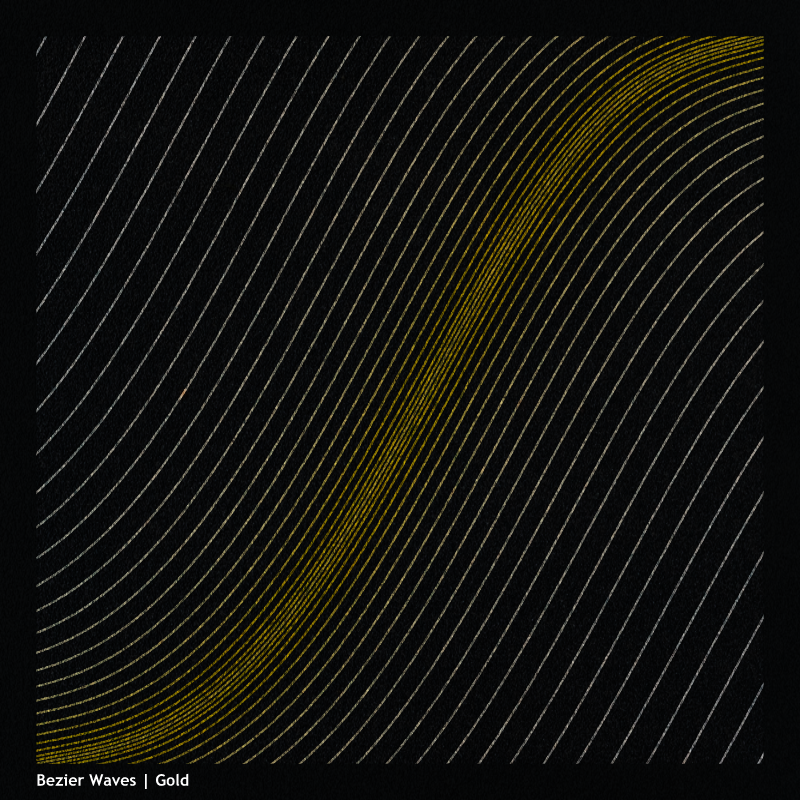 Bezier Waves #53 static token preview