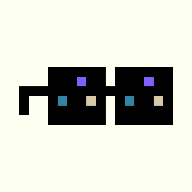 Coded Nouns Glasses #5 static token preview